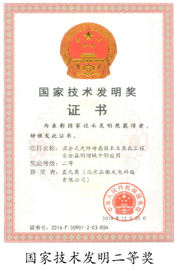 国家技术发明二等奖